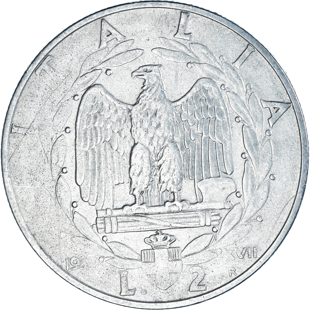 Coin, Italy, 2 Lire, Undated