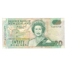 Banknote, New Zealand, 20 Dollars, KM:187a, EF(40-45)