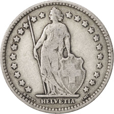 SWITZERLAND, Franc, 1916, Bern, KM #24, VF(30-35), Silver, 23.2, 4.94