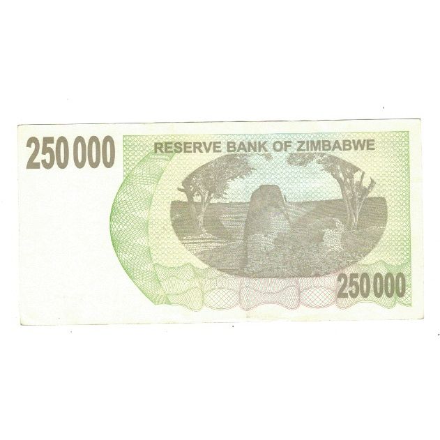 Banknote, Zimbabwe, 250,000 Dollars, 2008, KM:50, EF(40-45)