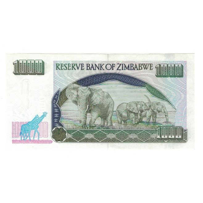 Billet, Zimbabwe, 1000 Dollars, 2003, KM:12a, SPL