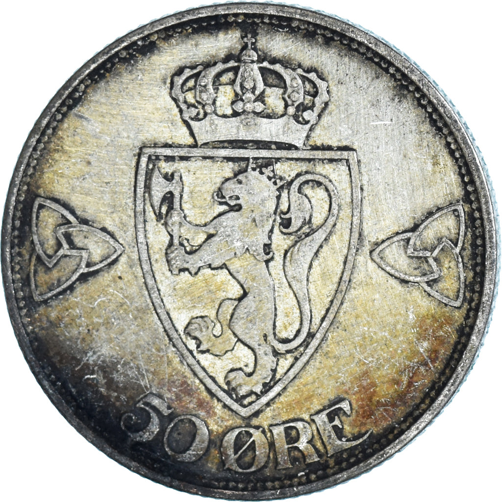 Munten, Noorwegen, 50 Öre, 1911