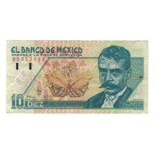 Billete, 10 Nuevos Pesos, 1992, México, 1992-12-10, KM:99, MBC
