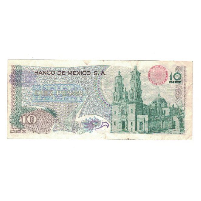 Banknote, Mexico, 10 Pesos, 1975, 1975-05-15, KM:63h, EF(40-45)