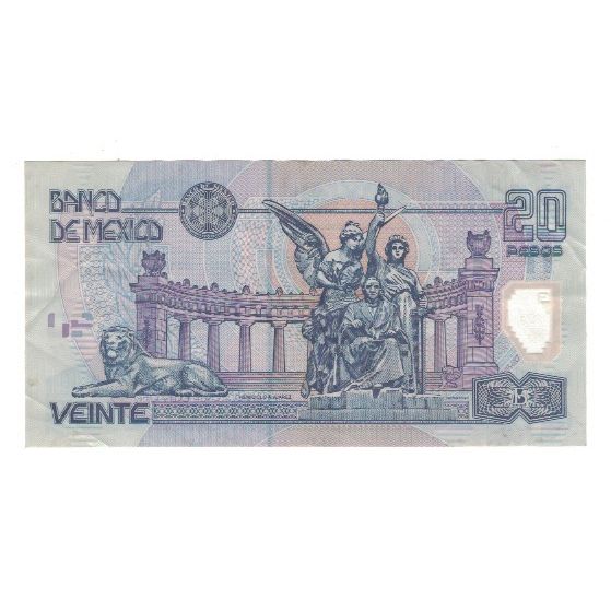 Banknote, Mexico, 20 Pesos, 2001, 2001-05-17, KM:116b, EF(40-45)