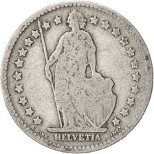 SWITZERLAND, Franc, 1894, Bern, KM #24, VF(20-25), Silver, 23.2, 4.82