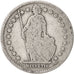 SWITZERLAND, Franc, 1894, Bern, KM #24, VF(20-25), Silver, 23.2, 4.82