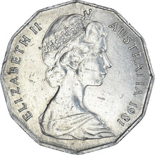 Münze, Australien, 50 Cents, 1981