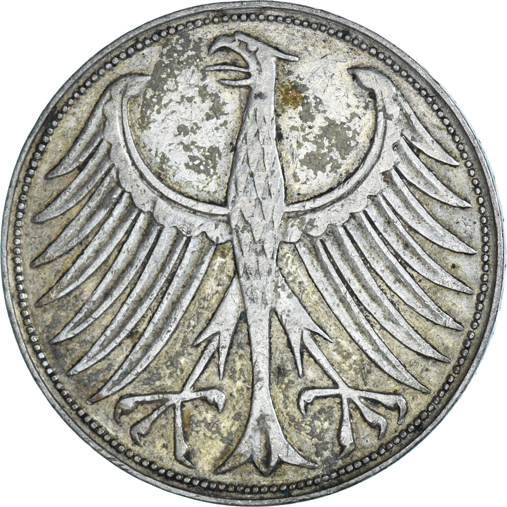 Moneda, Alemania, 5 Mark, 1951