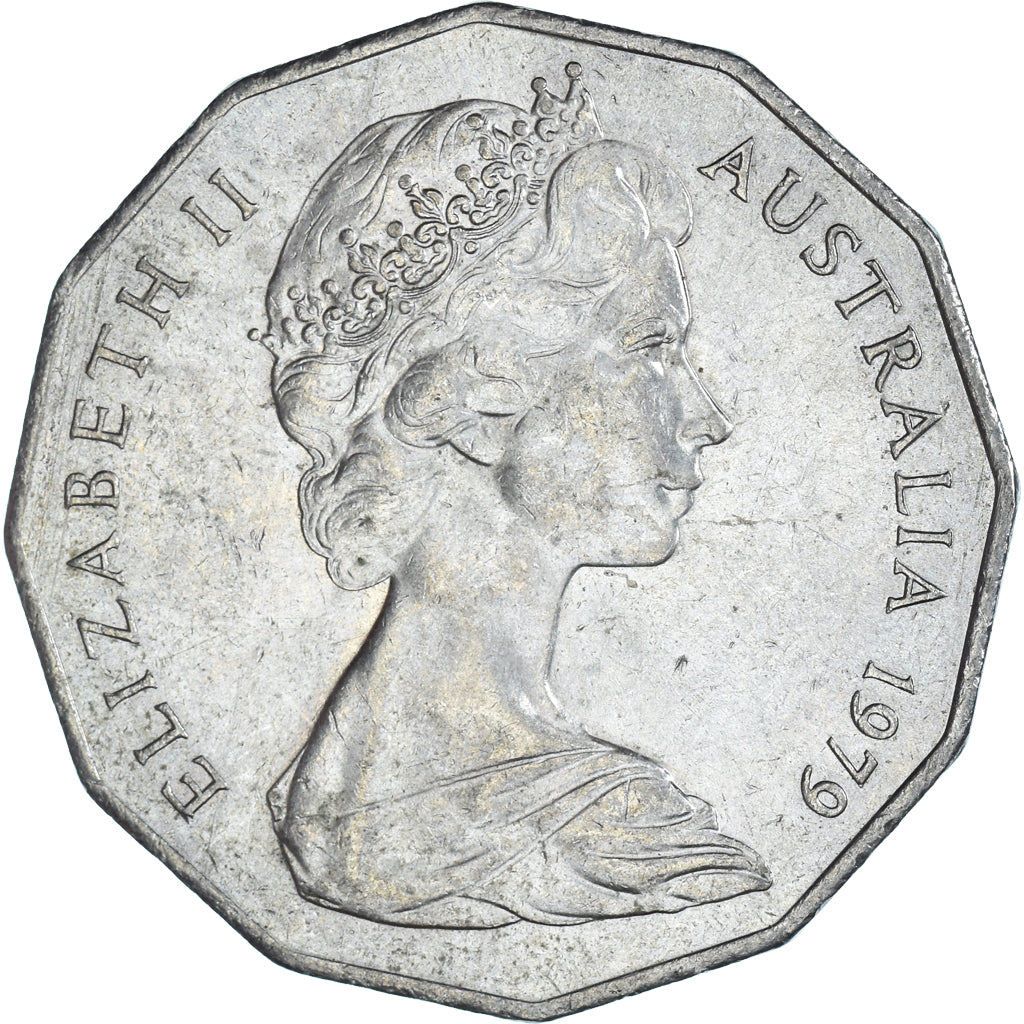 Moeda, Austrália, 50 Cents, 1979