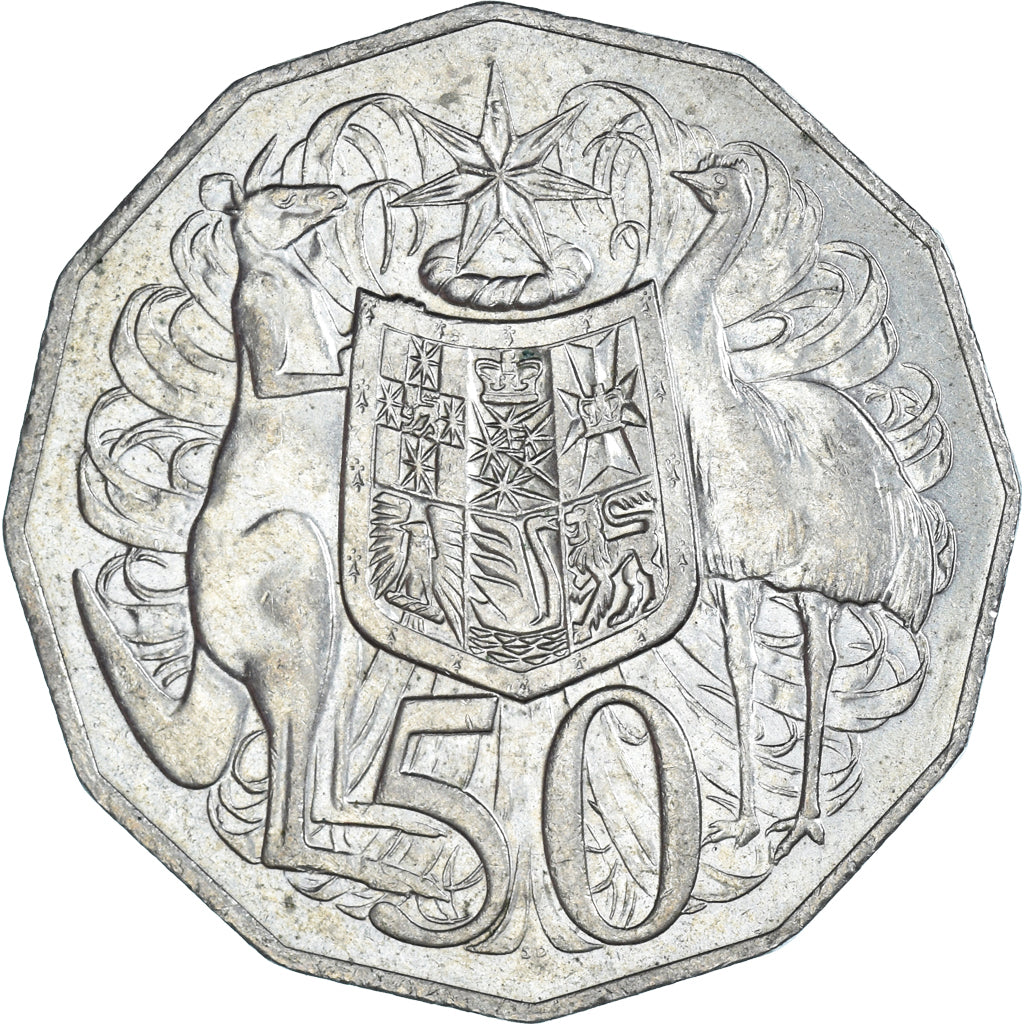Moeda, Austrália, 50 Cents, 1979