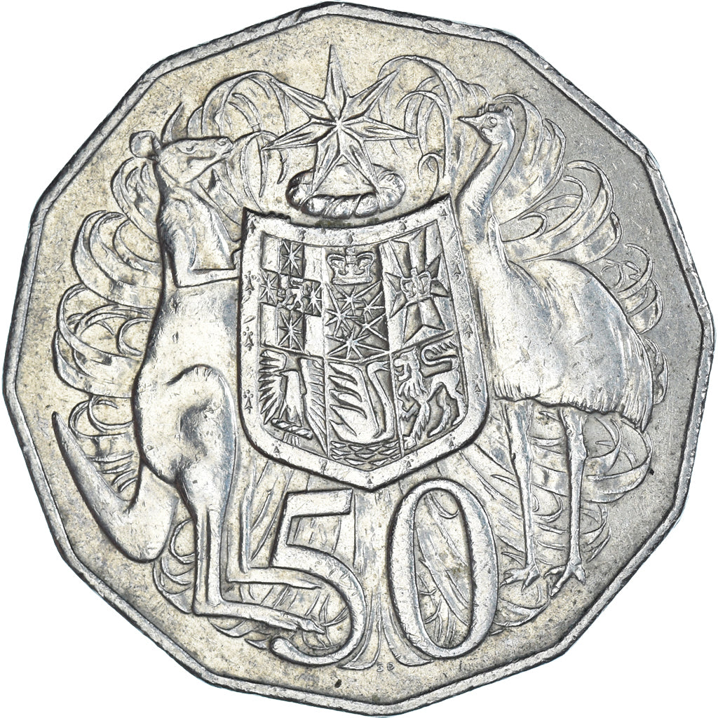 Moeda, Austrália, 50 Cents, 1983