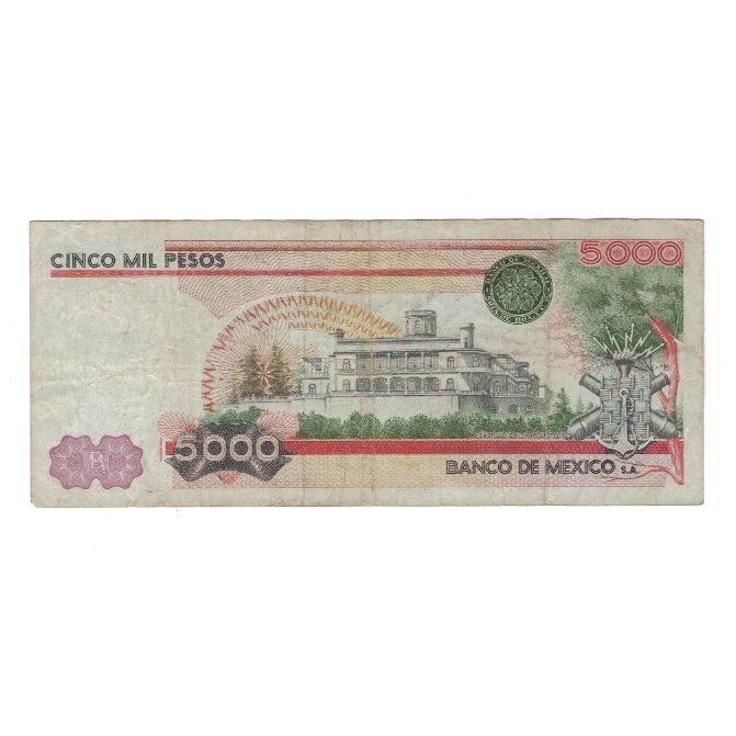 Banknote, Mexico, 5000 Pesos, 1982, 1982-03-25, KM:77b, VF(30-35)