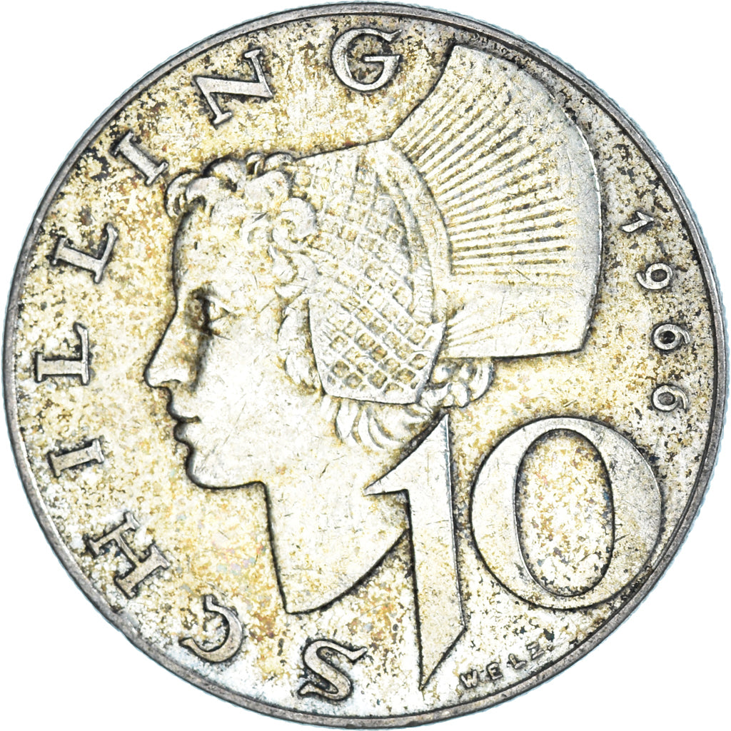 Coin, Austria, 10 Schilling, 1966