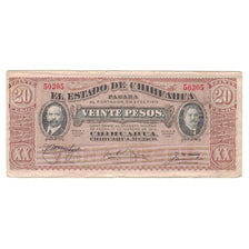 Banknote, Mexico - Revolutionary, 20 Pesos, 1914, 1914-02-10, KM:S537a