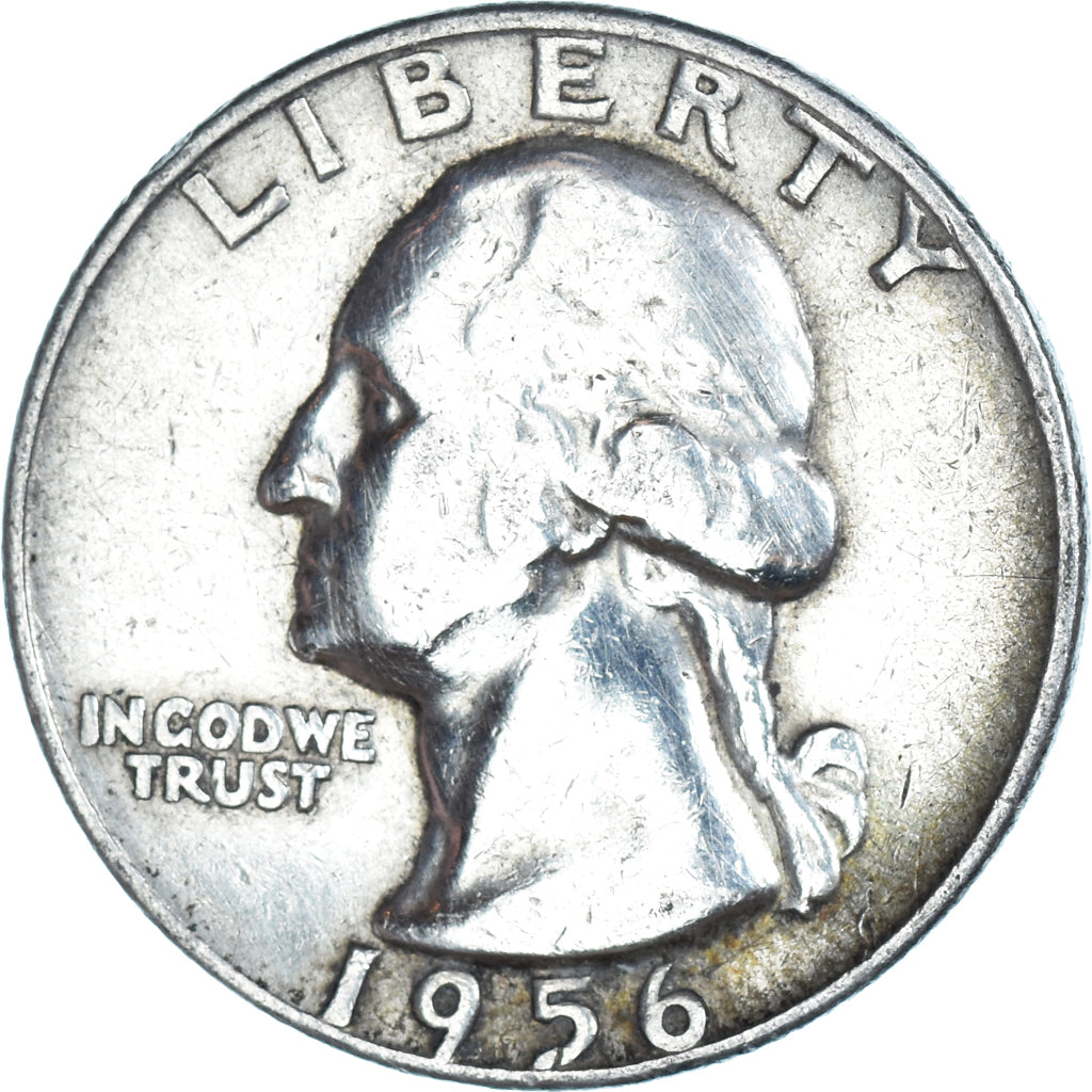 Coin, United States, Quarter, 1956
