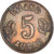 Coin, Iceland, 5 Aurar, 1963