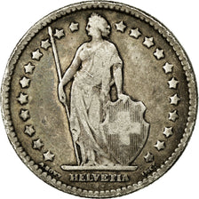 Coin, Switzerland, Franc, 1887, Bern, VF(30-35), Silver, KM:24