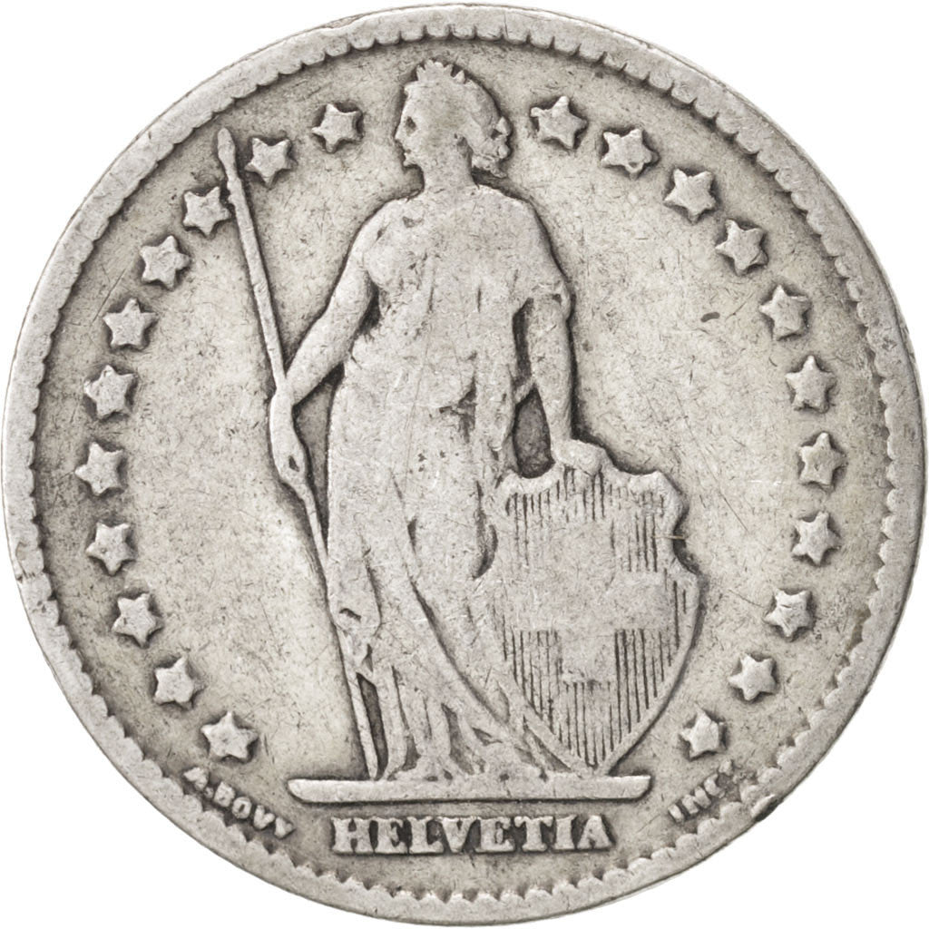 Coin, Switzerland, Franc, 1903, Bern, VF(20-25), Silver, KM:24