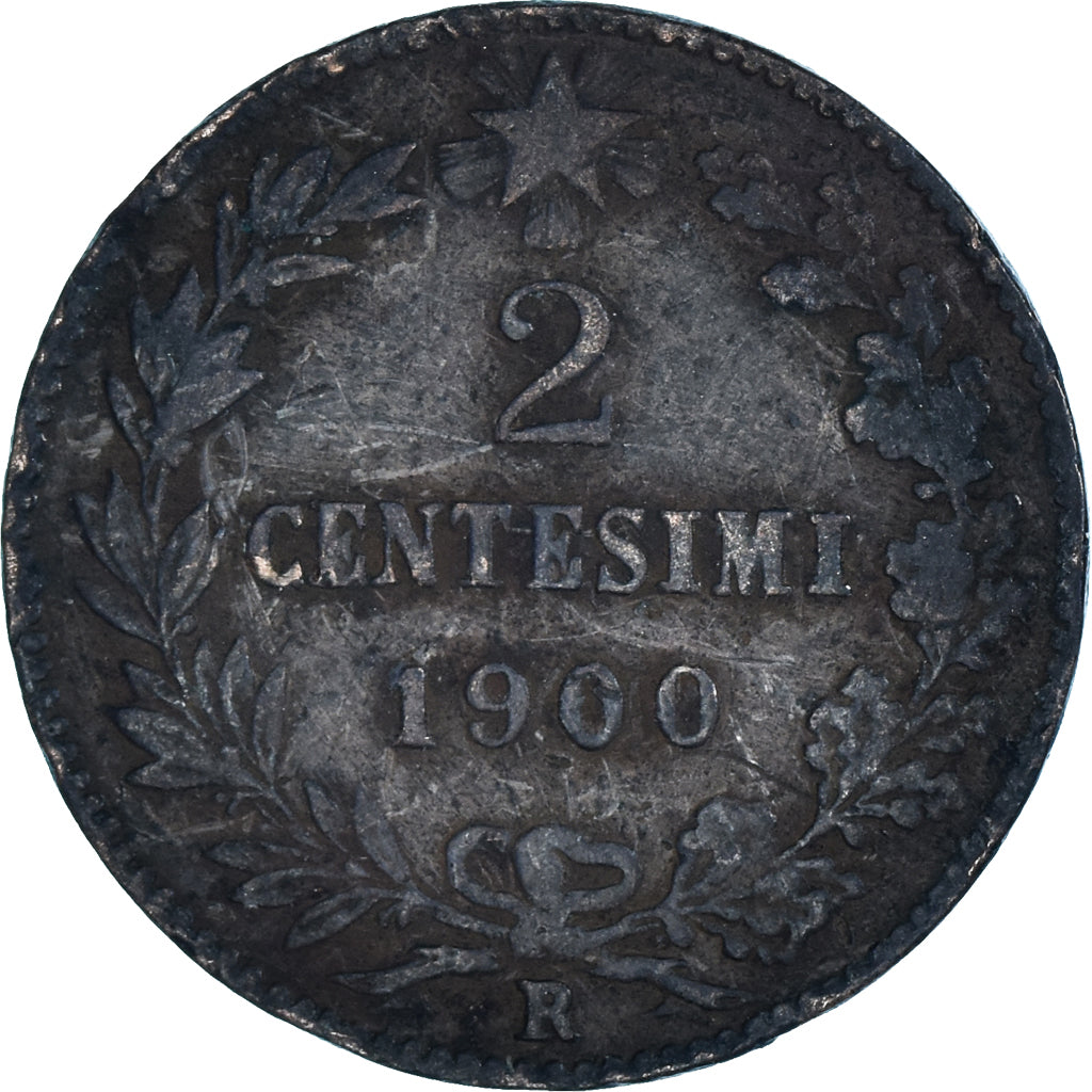 Coin, Italy, 2 Centesimi, 1900