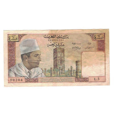 Banknote, Morocco, 10 Dirhams, Undated (1960), KM:54a, VF(20-25)