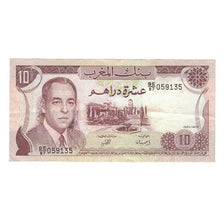 Banconote, Marocco, 10 Dirhams, 1985/AH1405, KM:57b, BB