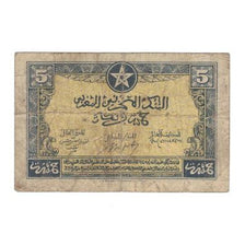Banknote, Morocco, 5 Francs, 1943, 1943-08-01, KM:24, VG(8-10)