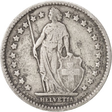 SWITZERLAND, Franc, 1914, Bern, KM #24, VF(30-35), Silver, 23.2, 4.89