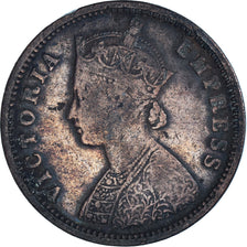 Moneda, India, 1/4 Anna, 1877