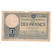 Banknote, Morocco, 10 Francs, 1924, 1924-06-30, KM:11b, VG(8-10)