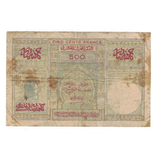 Banknote, Morocco, 500 Francs, 1956, 1956-4-27, KM:46, VG(8-10)