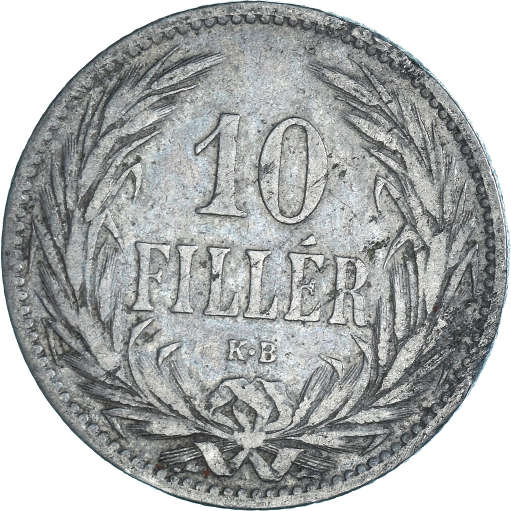 Moneta, Ungheria, 10 Filler, 1895