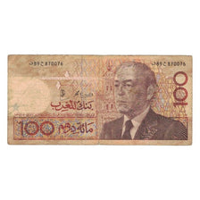 Banconote, Marocco, 100 Dirhams, 1987/AH1407, KM:65a, MB