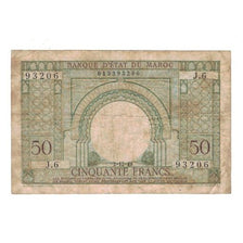 Banknote, Morocco, 50 Francs, 1949, 1949-12-02, KM:44, VF(20-25)