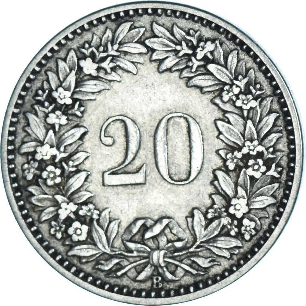 Moneta, Svizzera, 20 Rappen, 1899