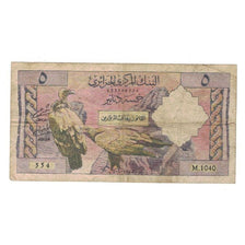 Banknote, Algeria, 5 Dinars, 1964, 1964-01-01, KM:122a, VF(30-35)