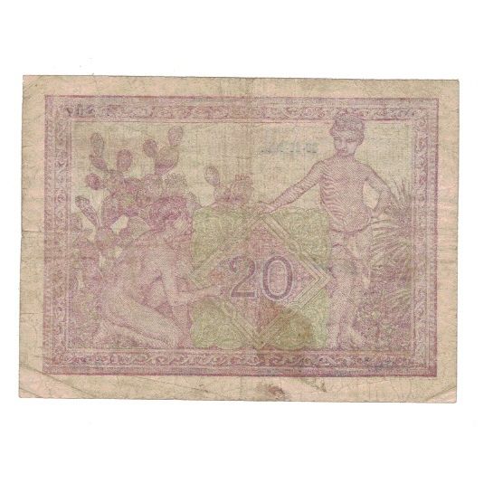 Banknote, Algeria, 20 Francs, 1944, 1944-11-29, KM:92b, VF(20-25)
