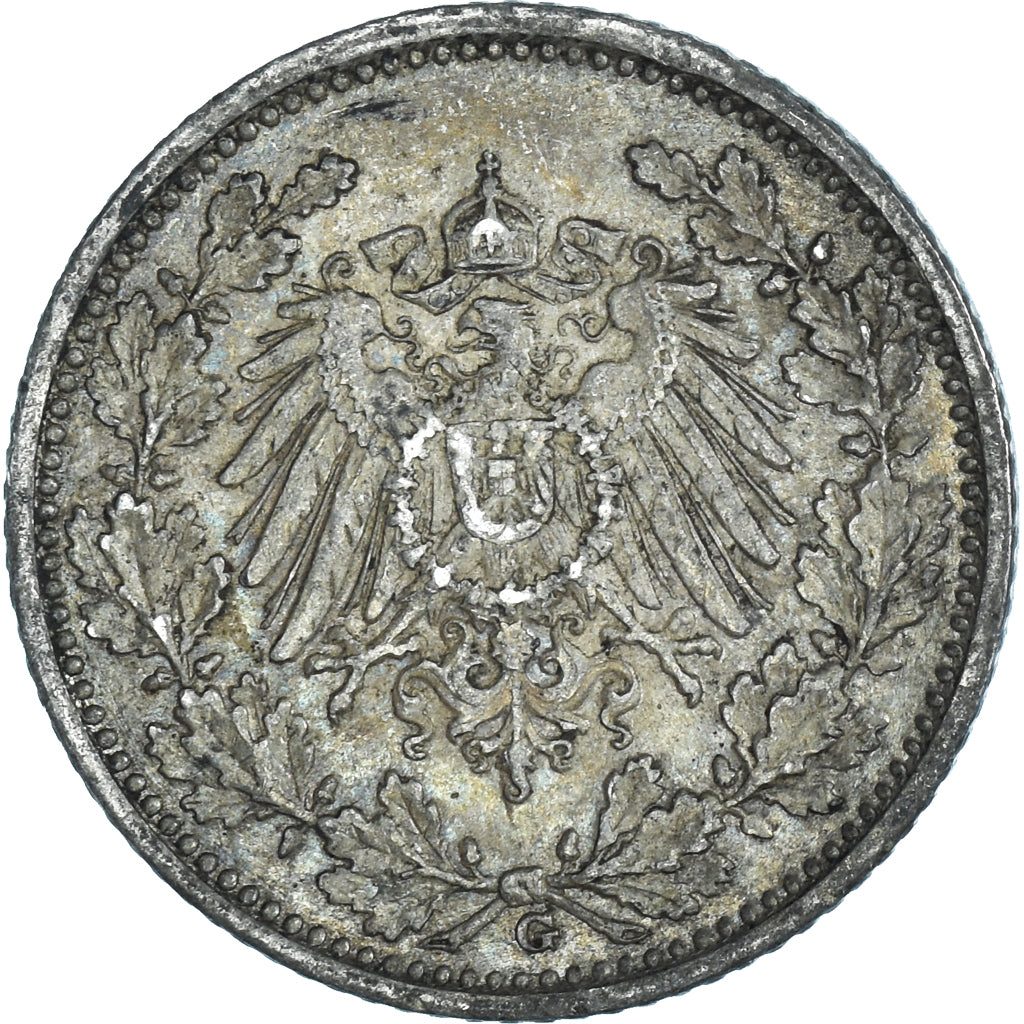 Coin, Germany, 1/2 Mark, 1909