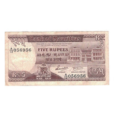 Banknote, Mauritius, 5 Rupees, Undated (1985), KM:34, VF(30-35)