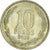 Monnaie, Chili, 10 Pesos, 2010