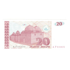 Banknote, Macedonia, 20 Denari, 1993, KM:10a, UNC(65-70)