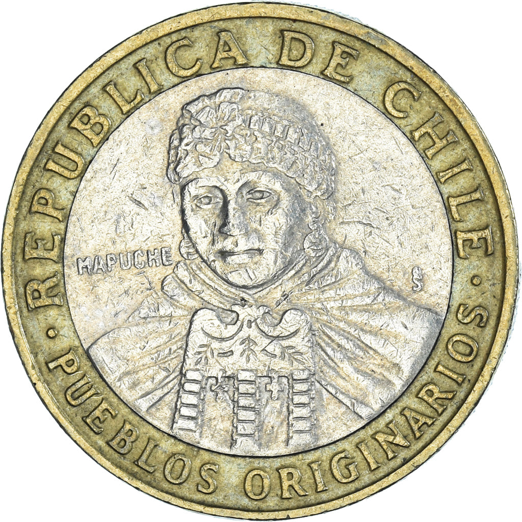 Moneda, Chile, 100 Pesos, 2005