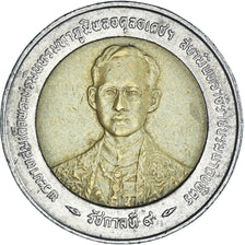 Coin, Thailand, 10 Satang, 1996