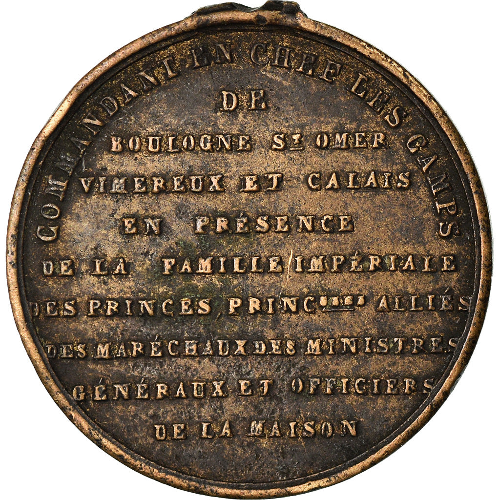 France, Medal, Napoléon III, Commandant des Camps de Boulogne, Wimereux