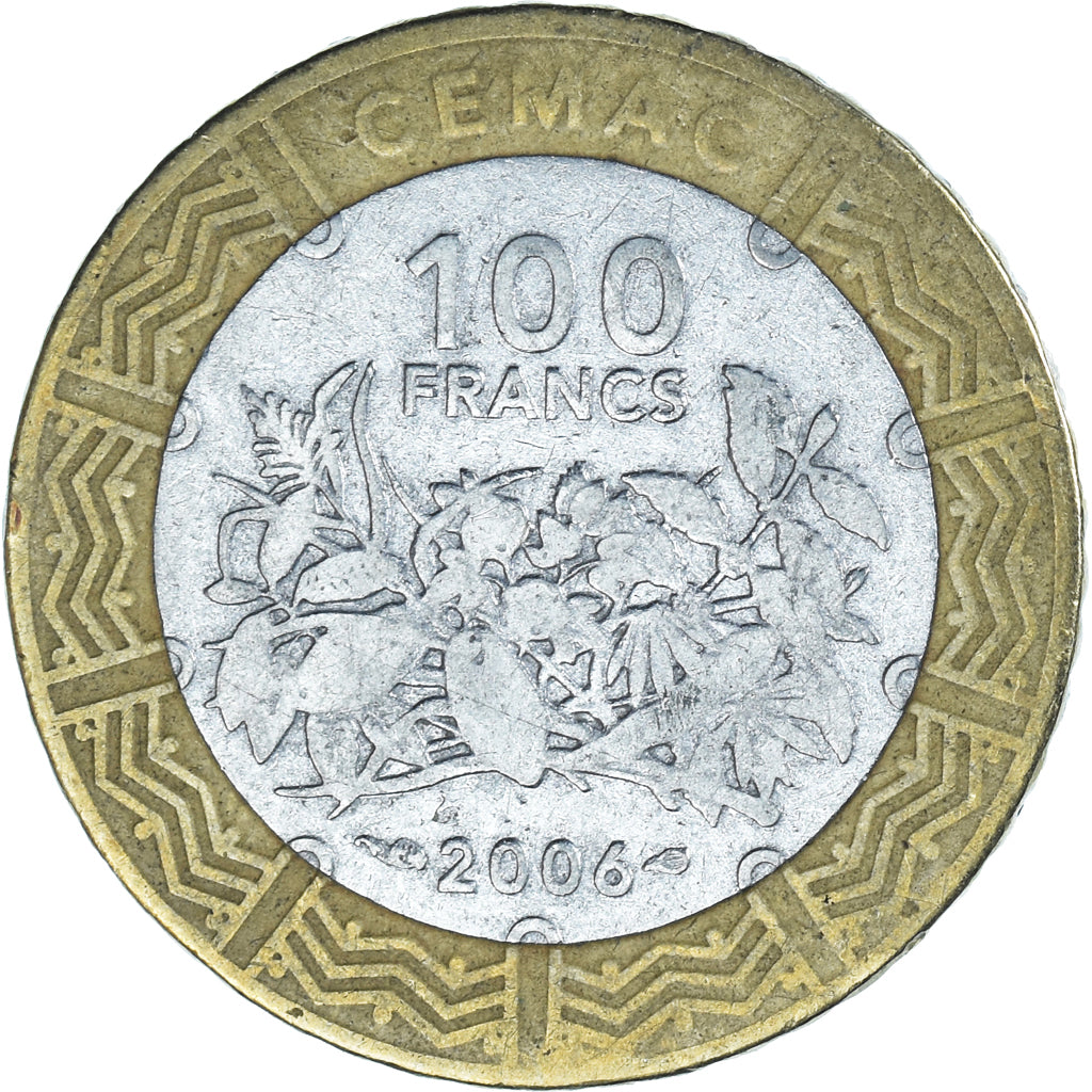 Monnaie, États de l'Afrique centrale, 100 Francs, 2006