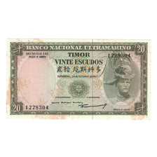 Banknote, Timor, 20 Escudos, 1967, 1967-10-24, KM:26a, VF(30-35)