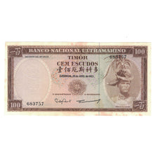 Banknote, Timor, 100 Escudos, 1963, 1963-04-25, KM:28a, EF(40-45)