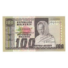 Banknote, Madagascar, 100 Francs =  20 Ariary, KM:63a, UNC(65-70)