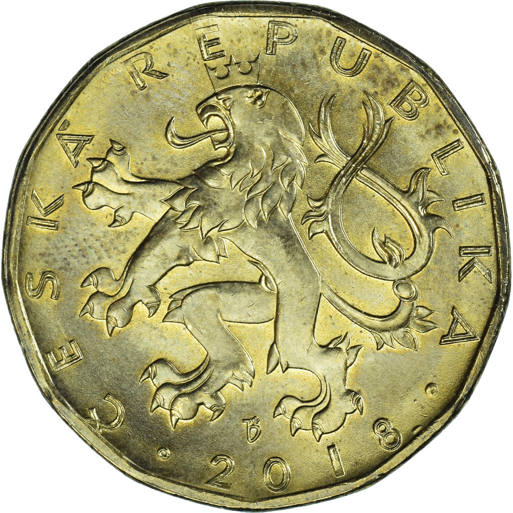Moneda, República Checa, 20 Korun, 2018
