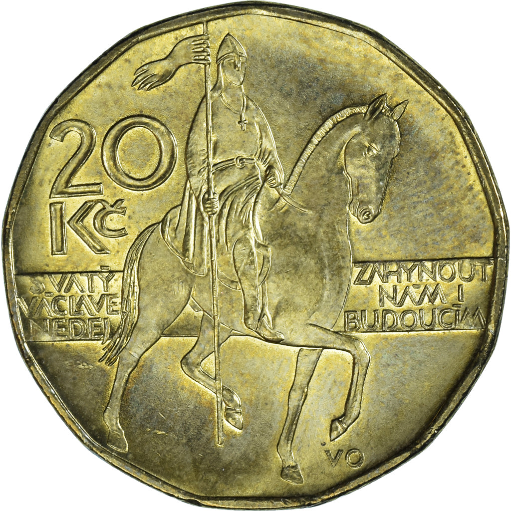 Moneda, República Checa, 20 Korun, 2018